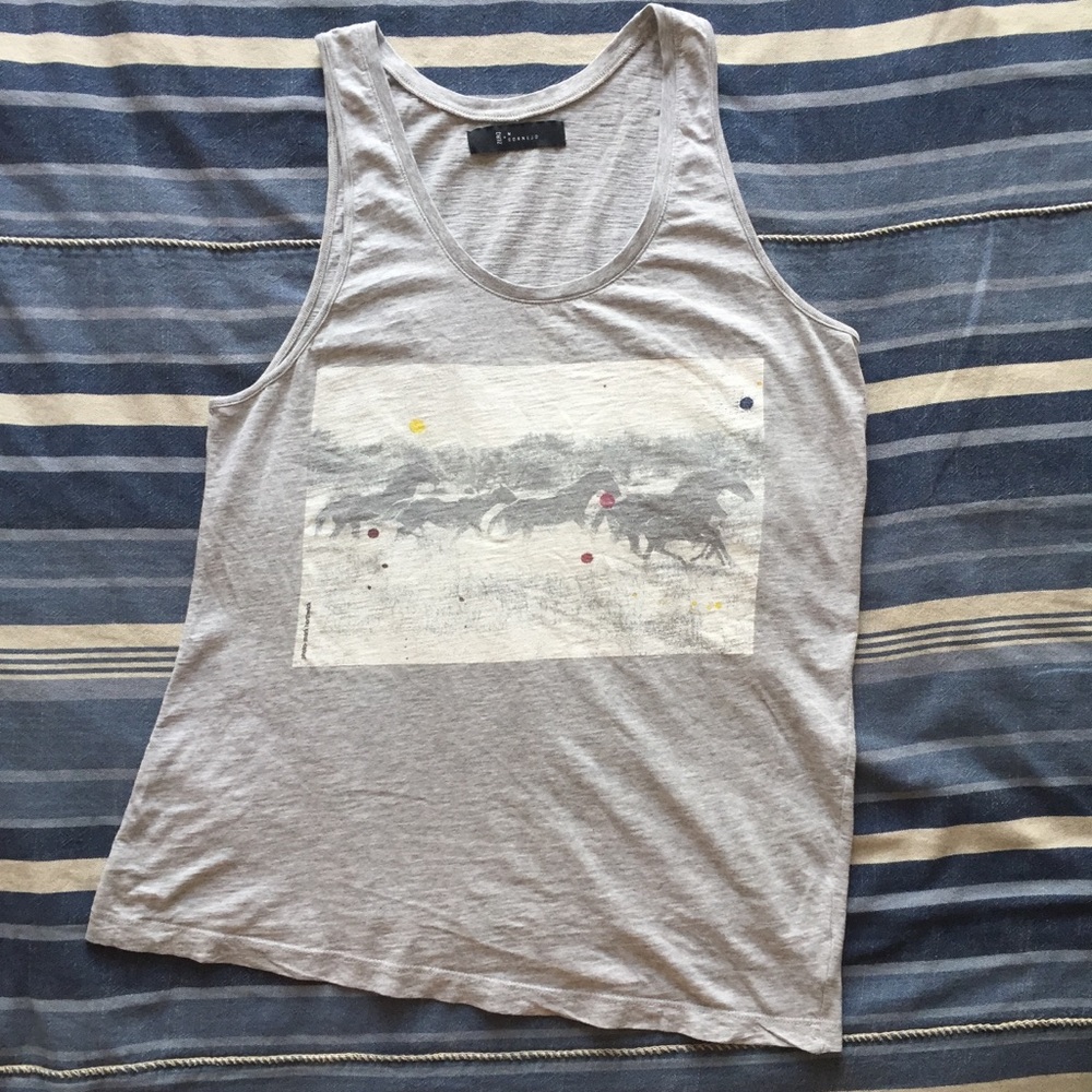 Zero + Maria Cornejo Asymmetrical Tank Top